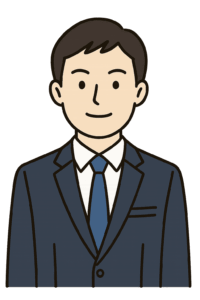 スーツの男性のイラスト
