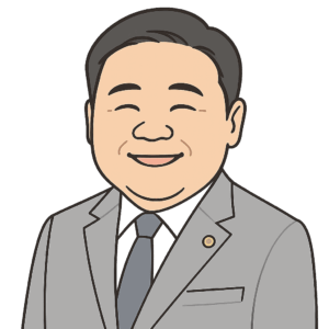 関口渉氏の似顔絵イラスト