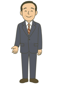 執筆者の似顔絵イラスト