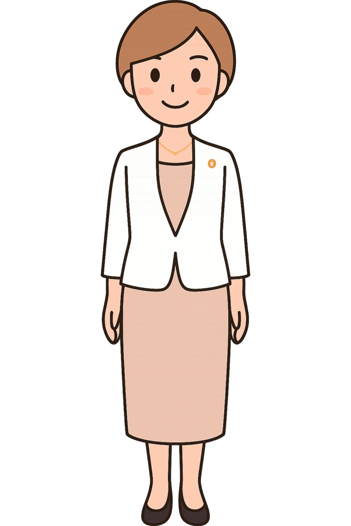 執筆者の似顔絵イラスト