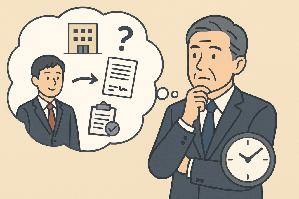 悩み事を示す図